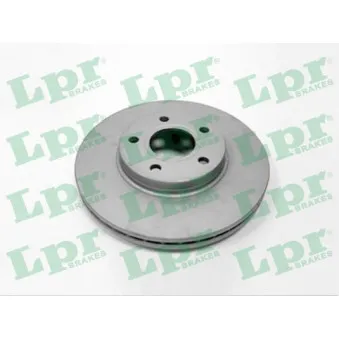Jeu de 2 disques de frein avant LPR F1009VR