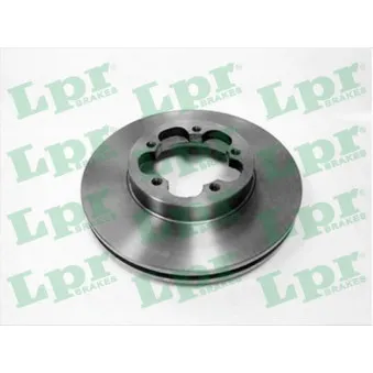 Jeu de 2 disques de frein avant LPR F1017V