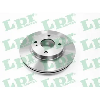 Jeu de 2 disques de frein avant LPR F1022VR