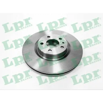 Jeu de 2 disques de frein avant LPR