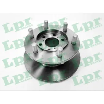 Jeu de 2 disques de frein avant LPR F2039K