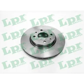 Jeu de 2 disques de frein avant LPR F2051V