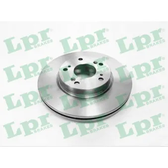 Jeu de 2 disques de frein avant LPR H1005V