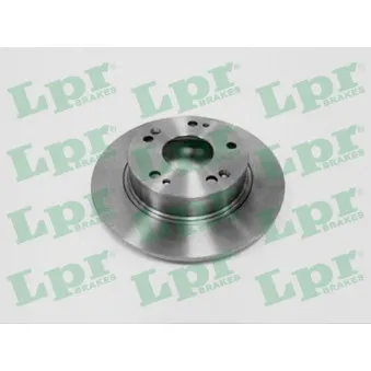 Jeu de 2 disques de frein arrière LPR H1019P