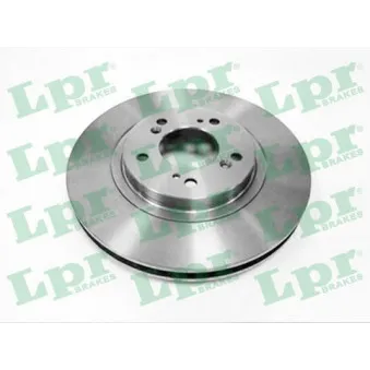 Jeu de 2 disques de frein avant LPR H1024V