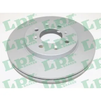 Jeu de 2 disques de frein avant LPR H1027VR