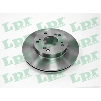 Jeu de 2 disques de frein avant LPR H1038V