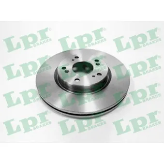 Jeu de 2 disques de frein avant LPR H1044V