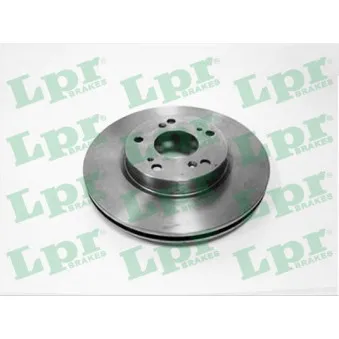 Jeu de 2 disques de frein avant LPR H1046V
