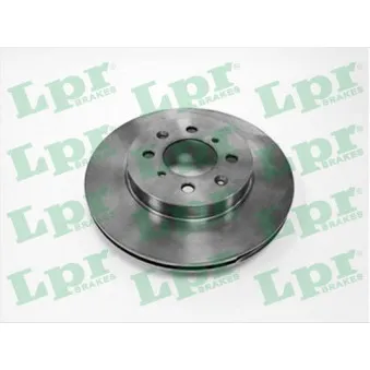 Jeu de 2 disques de frein avant LPR H1271V
