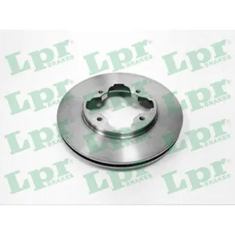 Jeu de 2 disques de frein avant LPR H1371V
