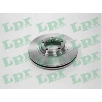 Jeu de 2 disques de frein avant LPR