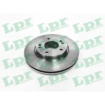 Jeu de 2 disques de frein avant LPR H2035V