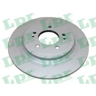 Jeu de 2 disques de frein arrière LPR H2053PR