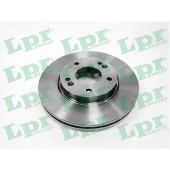 Jeu de 2 disques de frein avant LPR K2016V