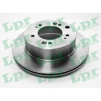 Jeu de 2 disques de frein arrière LPR K2029V