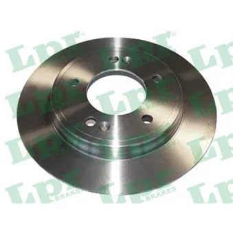 Jeu de 2 disques de frein arrière LPR K2039P