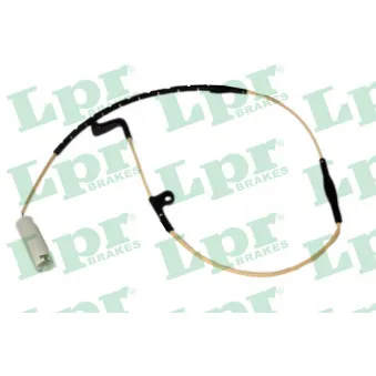 Contact d'avertissement, usure des plaquettes de frein LPR KS0038