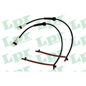 Contact d'avertissement, usure des plaquettes de frein LPR KS0120