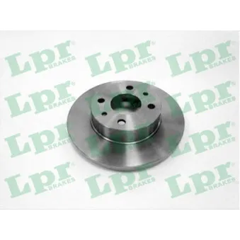 Jeu de 2 disques de frein avant LPR L2061P