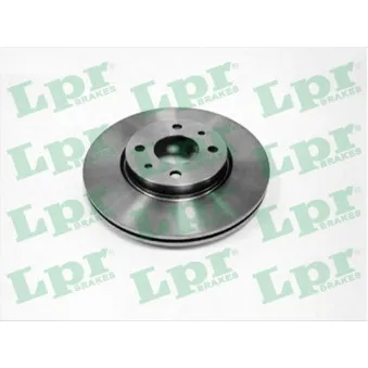 Jeu de 2 disques de frein avant LPR L2121V