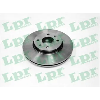 Jeu de 2 disques de frein avant LPR L2121VR