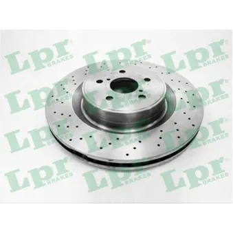 Jeu de 2 disques de frein avant LPR L3005V