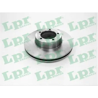 Jeu de 2 disques de frein avant LPR L4001V