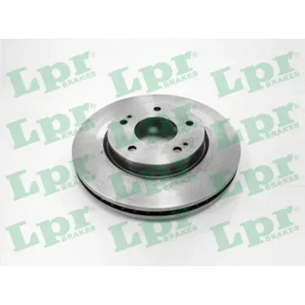 Jeu de 2 disques de frein avant LPR M1008V