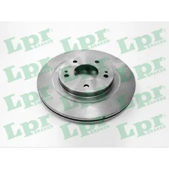 Jeu de 2 disques de frein avant LPR M1015V