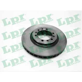 Jeu de 2 disques de frein avant LPR M1608V