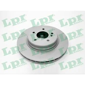 Jeu de 2 disques de frein arrière LPR M2033V