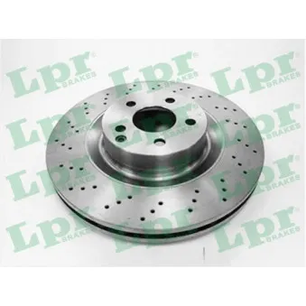 Jeu de 2 disques de frein avant LPR M2074V