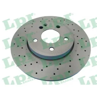 Jeu de 2 disques de frein avant LPR M2090VR