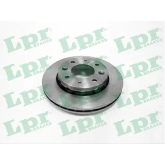 Jeu de 2 disques de frein avant LPR M5791V