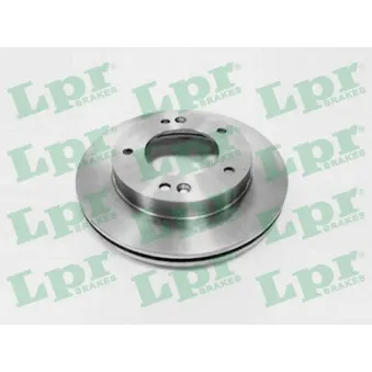 Jeu de 2 disques de frein avant LPR M5825V