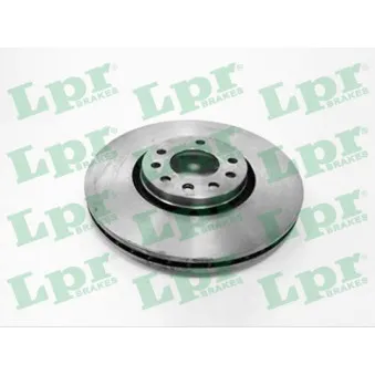Jeu de 2 disques de frein avant LPR
