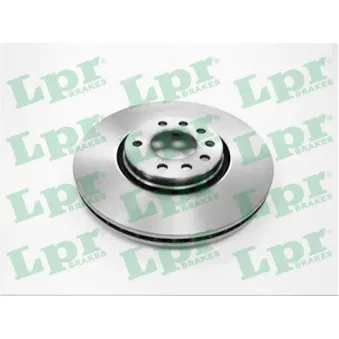Jeu de 2 disques de frein avant LPR O1015VR