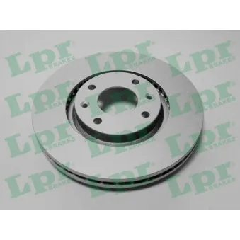 Jeu de 2 disques de frein avant LPR P1003VR