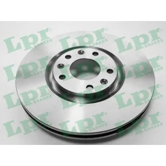 Jeu de 2 disques de frein avant LPR P1017V
