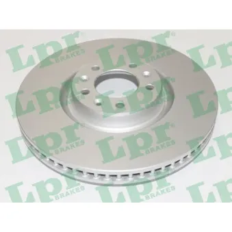 Jeu de 2 disques de frein avant LPR