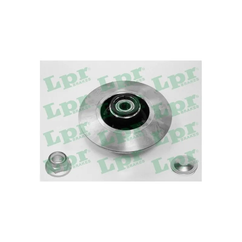 Jeu de 2 disques de frein arrière LPR R1005PCA