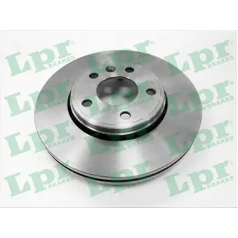 Jeu de 2 disques de frein avant LPR R1007V