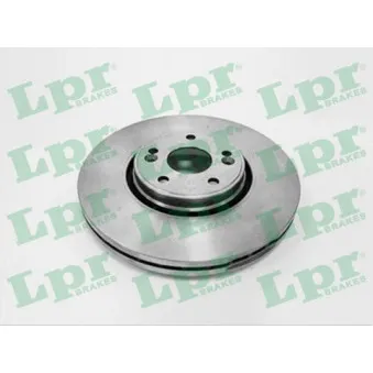 Jeu de 2 disques de frein avant LPR R1017V