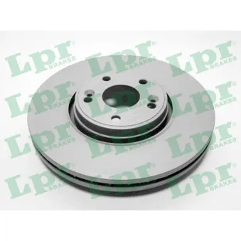 Jeu de 2 disques de frein avant LPR R1017VR