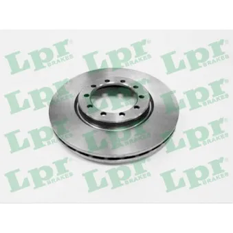 Jeu de 2 disques de frein avant LPR R1026V