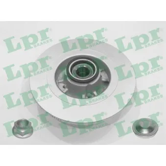 Jeu de 2 disques de frein arrière LPR R1031PRCA