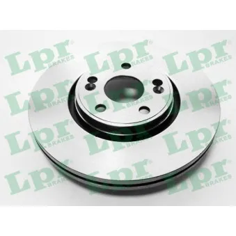 Jeu de 2 disques de frein avant LPR R1037V