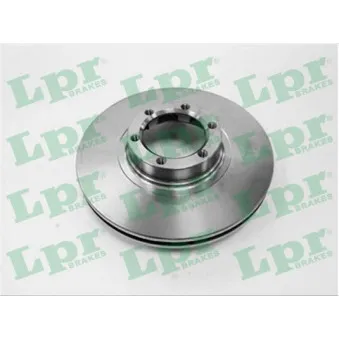 Jeu de 2 disques de frein avant LPR R1041V
