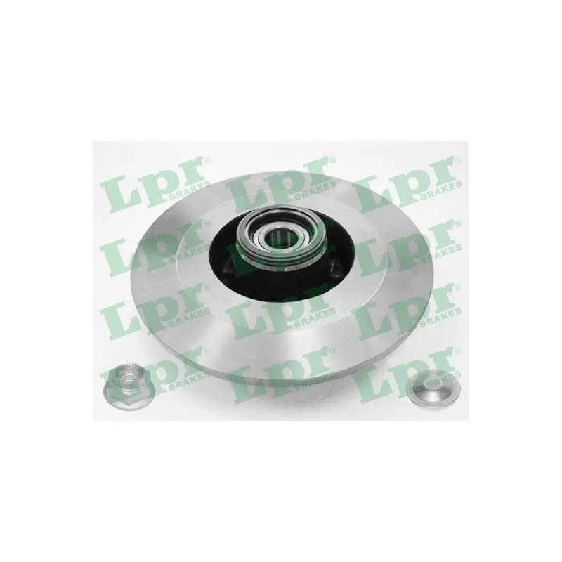 Jeu de 2 disques de frein arrière LPR R1045PCA